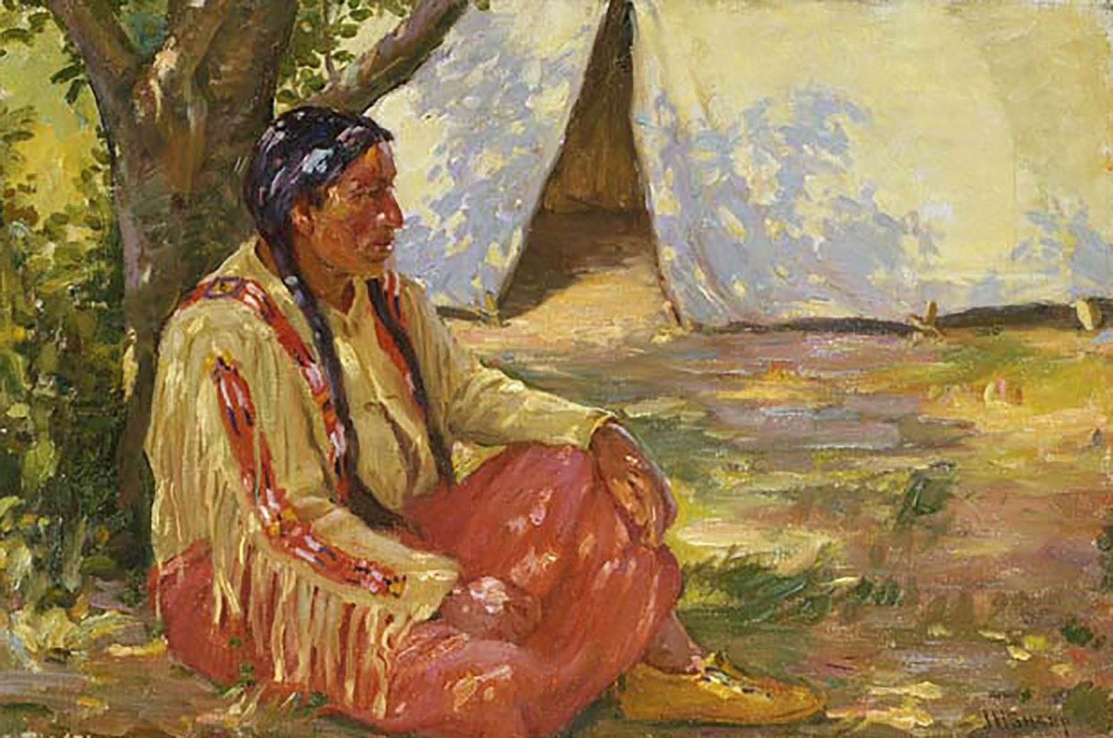 Resting Indian